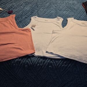 Lot Of 3 Old Navy Snug Tank Tops EUC